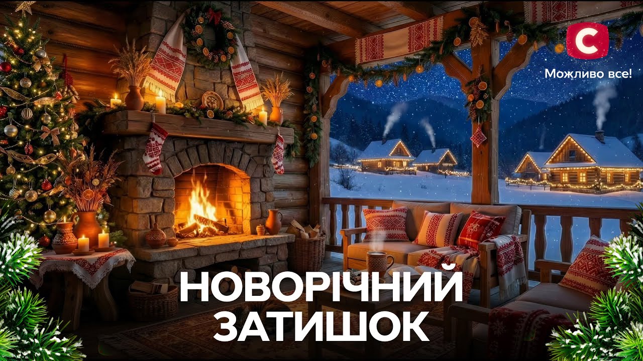🔥Новорічний камін 2026 | КАМІН ДЛЯ СВЯТКОВОГО СТОЛУ | НОВОРІЧНА АТМОСФЕРА | СТ?