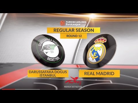EuroLeague Highlights RS Round 12: Darussafaka Dogus Istanbul 81-68 Real Madrid