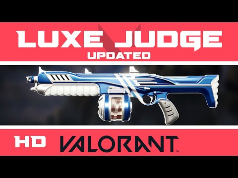 Luxe Judge VALORANT Skin | New Blue (Updated) | HD Skins Showcase
