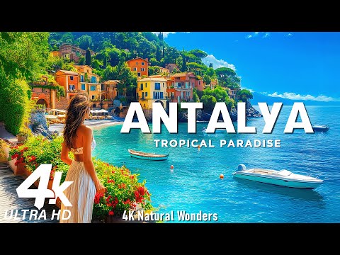 Antalya, Turkey 4K – Relaxing Coastal Video with Calming Piano Music