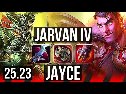 JARVAN IV vs JAYCE (TOP) | KR Master | 25.23