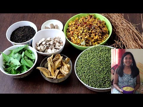 Herbal body wash powder