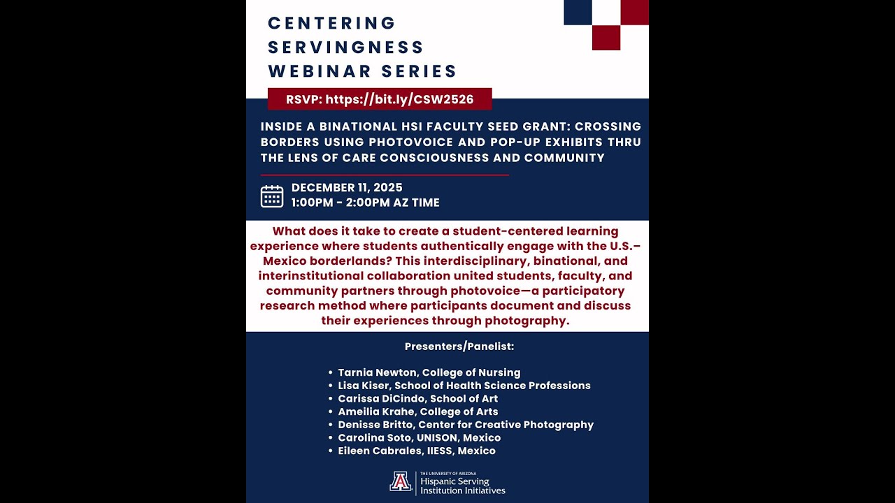 Inside a Binational HSI Faculty Seed Grant: Crossing Borders Using Photovoice and Pop-up Exhibits