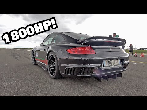 1800HP Porsche 9FF 911 GT2 Turbo Acceleration Salvatore 0-352 KM/H (219MPH) WORLDS FASTEST 997!