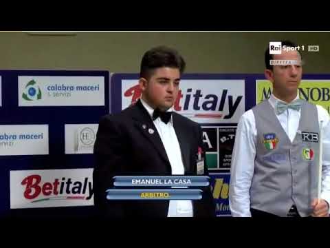 GIACHETTI vs PAOLONI - FINALE  BILIARDO CAT.NAZIONALI 4^PROVA BTP 2016 COSENZA