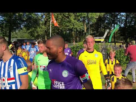 Line-up FC Groningen - FC Eindhoven in Norg bij vv Gomos