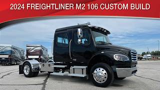 A preview image of the linked video showcasing 2024 Freightliner M2 106 Custom Build