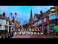 🇬🇧 Solihull Beautiful Town in Birmingham Walk 2024 [4k-HDR]