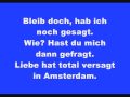 Axel Fischer - Amsterdam Lyrics 