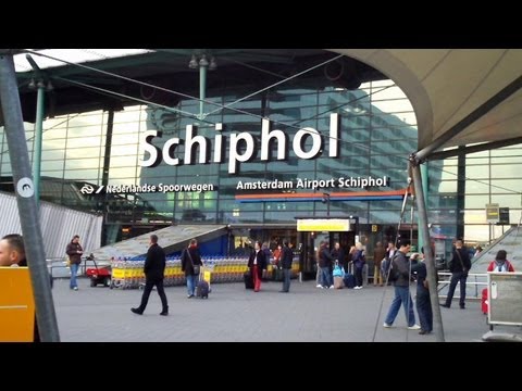 Schiphol Airport Train to Amsterdam Cent