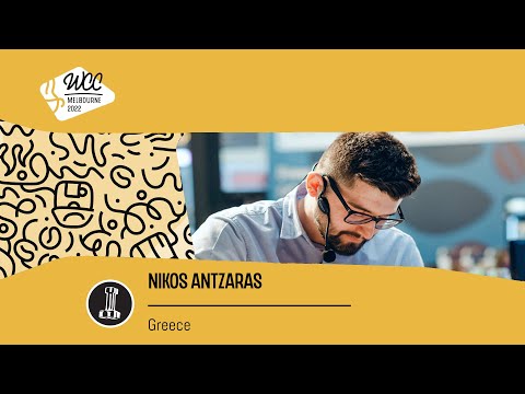 Nikos Antzaras, Greece — 2022 World Barista Championship: Round One