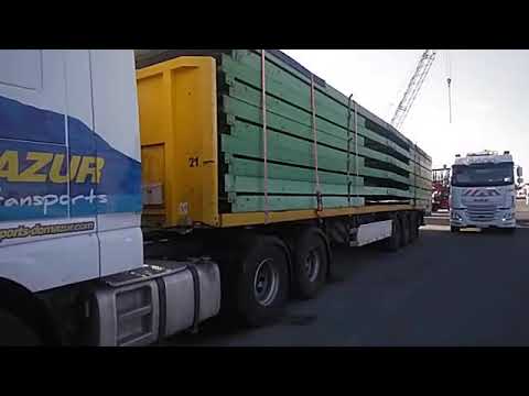 Routier .Convoi exceptionnel , grande longueur , en route de Paris vers l Alsace , # 💙routiers