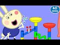 Peppa Makes Worlds Largest Marble Run Ever Cartoons For Kids Fun Animation We Love Peppa Pig