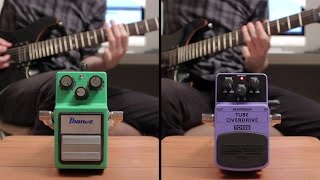 Video thumbnail for Ibanez TS-9 vs. Behringer TO100 by Victor Hugo Targino