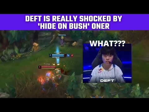 Deft is really shocked by 'hide on bush' Oner | DRX vs T1 | 2022 LCK Summer Splits