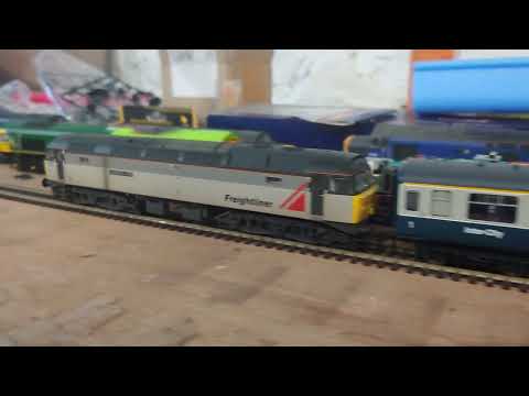 Test Run for Bachmann Class 47 47367.Non Sound. Class 47376 Freightliner 1995