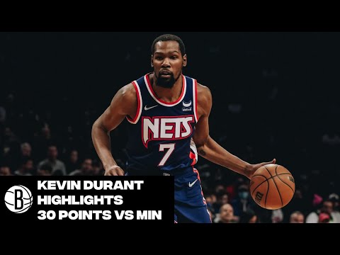 Kevin Durant Highlights | 30 Points vs. Minnesota Timberwolves