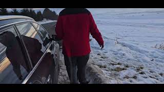 Very beautiful view in snow