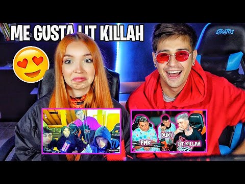 My friend reacts to FMK's epic freestyle with Lit Killah, Tiago Pzk, and Rusherking + Duki.