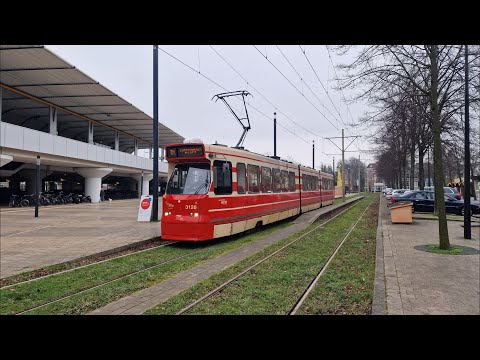HTM tram 1A Scheveningen Noord - Voorburg Station v.v. | BN GTL8 3126 | 2023