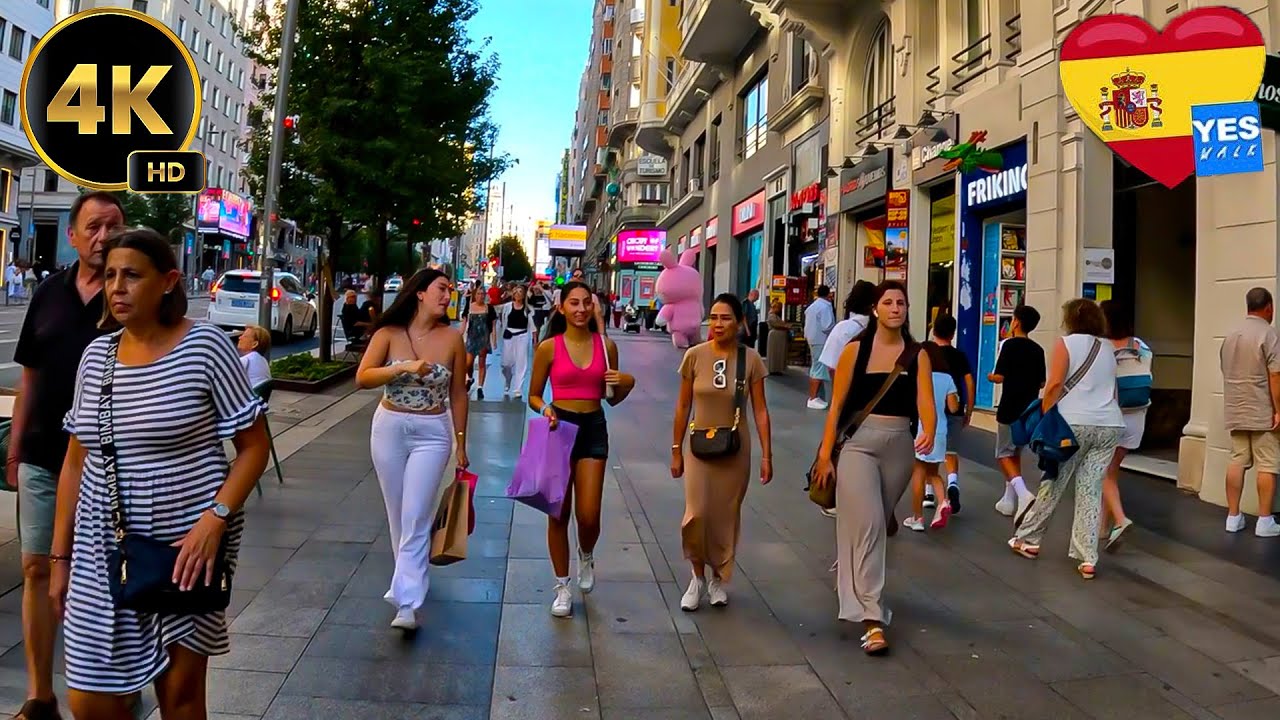 📍Madrid🇪🇸 Spain 🇪🇸 Most Beautiful Capital City | Walking The Gorgeous Streets of Madrid  [4k ] Video