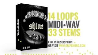 Trap Loop/Sample Pack &quot;Shine&quot; - 15 Loops, MIDI and WAV + Stems