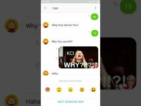 KIk chat! Why you use kik?