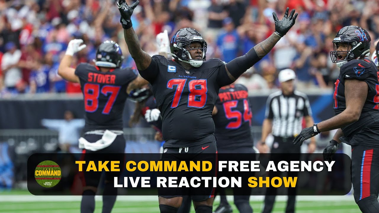 Take Command Free Agency Live Reaction Show: Tunsil, Kinlaw & More! | Take Command