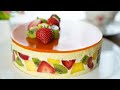 Measure Cup Mango Fruit Jelly Cake Recipe Mango Cream Mango Jelly