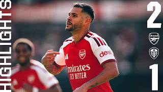 CALAFIORI AND BRUNO GUIMARAES COMPLETE THE COMEBACK | HIGHLIGHTS | Arsenal vs Leeds (2-1) | PL