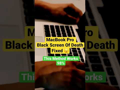 MacBook Pro Black Screen Fixed 2022
