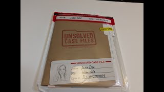 Unsolved Case Files | Doe, Jane - Cold Case Murder Mystery Game - Can You Solve The Crime Who Kille