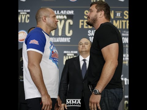 Fedor Emelianenko vs. Matt Mitrione Bellator NYC Staredown - MMA Fighting