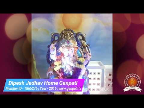 Dipesh Jadhav Home Ganpati Decoration Video