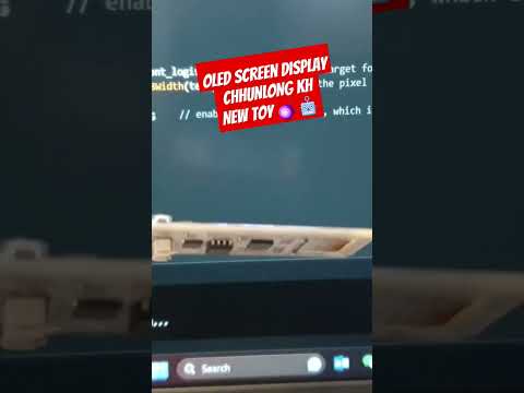 OLED screen display #pcb #electronics #kicad #automation #iot #diy #easyeda #robotautomation #schema