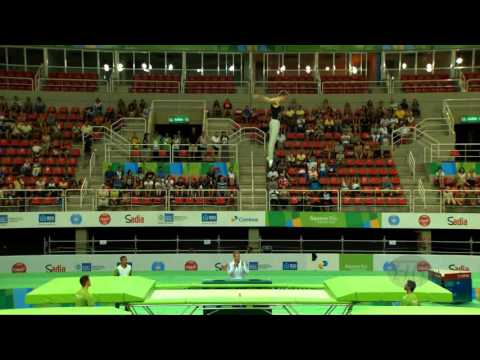 SCHMIDT Dylan (NZL) - 2016 Olympic Test Event, Rio (BRA) - Qualification Trampoline Routine 2