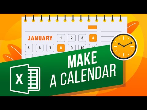 How to Create a Custom Calendar in Excel | How to Make a Pre-Made Calendar in Excel