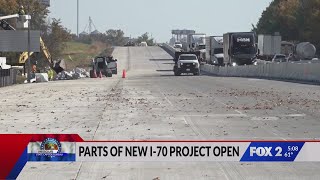 Parts of new I-70 Project open to traffic