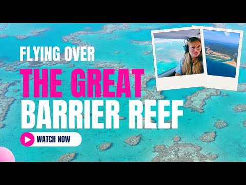 The Most Beautiful Flight I’ve Ever Taken ✈️ – flying over The Great Barrier Reef