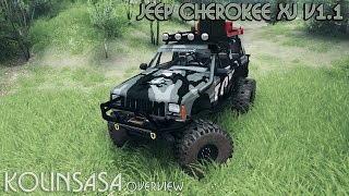 preview picture of video 'Spintires 2014 - Jeep Cherokee XJ v1.1'
