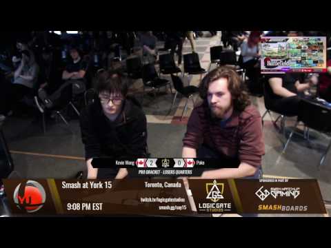 Smash at York 15 - Kevin Wong (Rosalina) vs Poke (Luigi) - Smash 4 Losers Quarters
