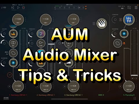 AUM Audio Mixer - Really Useful Tips & Tricks - Tutorial for the iPad