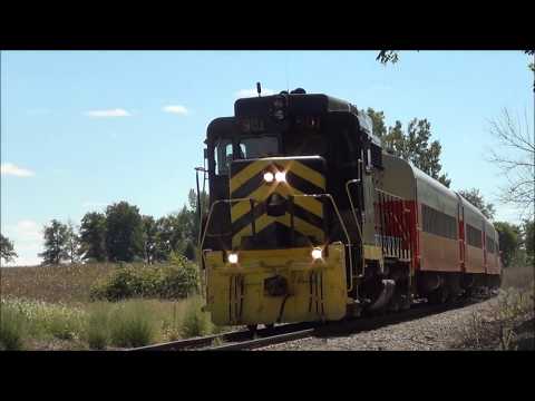 Chasing Nickle Plate Road 901 GP30 and Cincinnati Railway Coaches on the IORY CF&E 3887