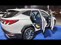All New 2023 Hyundai Tucson White Color Exterior And Interior