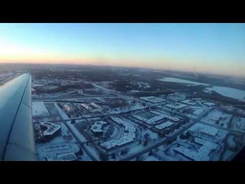 デルタ航空 Delta Airlines MD-90 Landing in MSP