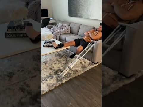 My gf made me dance on a broken ankle… #shorts