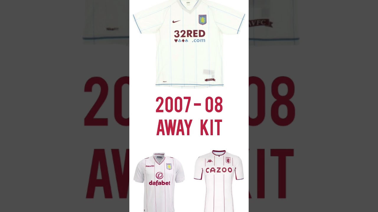 Top 10 Aston Villa Away Kits Since The Year 2000 !