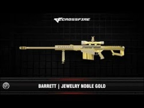 Crossfire Philippines 3.0  Barrett M82A1 Jewelry Noble Gold combination