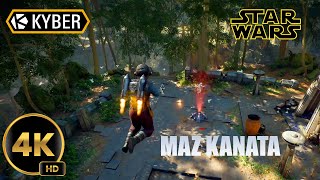 Unleashing MAZ KANATA: Epic 4K Kyber Gameplay in Star Wars Battlefront 2! 🚀✨