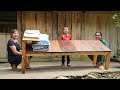 Make a new wooden bed for your son, farm life, SURVIVAL ALONE